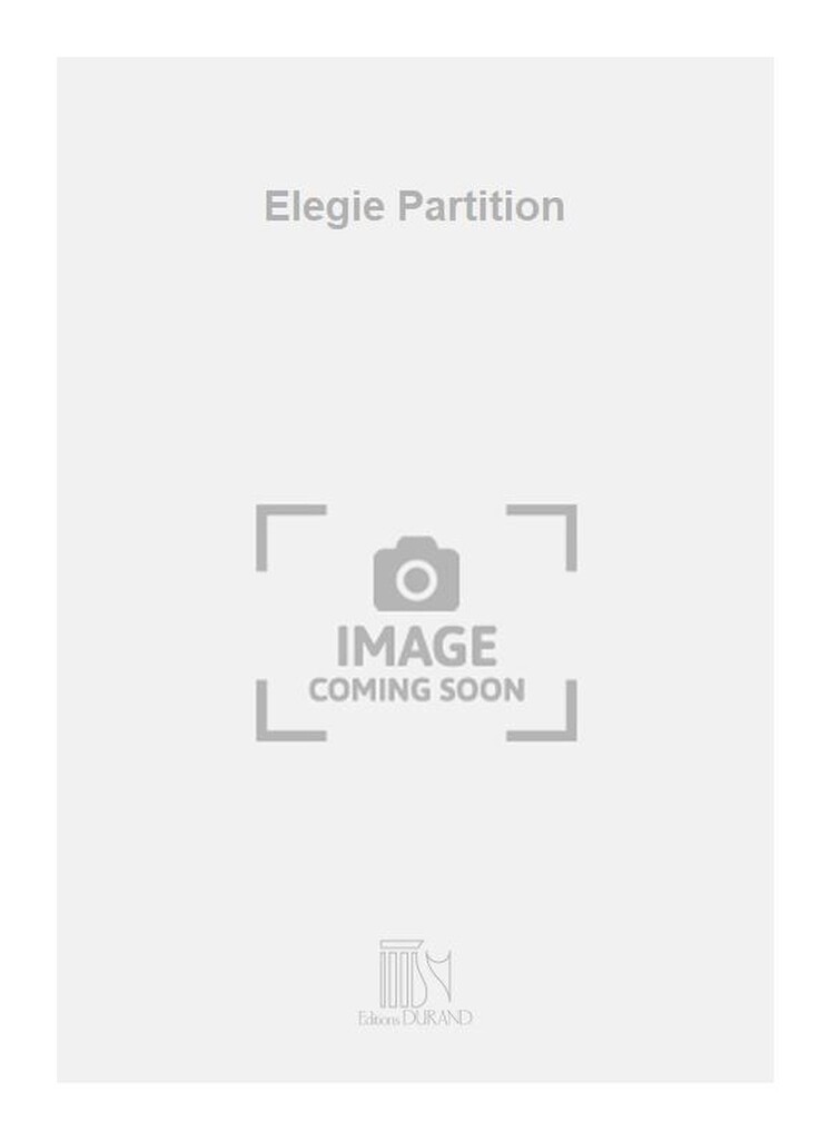 Elegie Partition